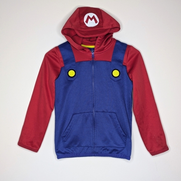Jumping Beans Mario Hoodie Sweatshirt 7 - Picture 1 of 4
